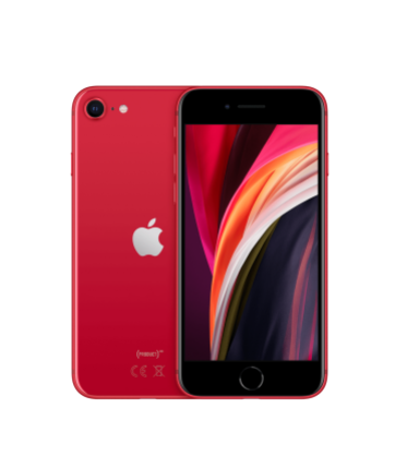 iPhone SE i rött